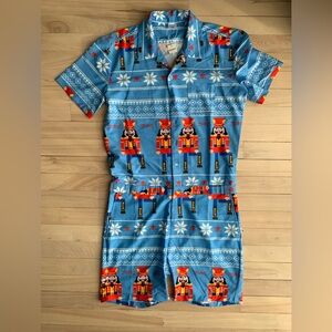 ROMPERJACK - Blue Nutcracker Print Jumpsuit